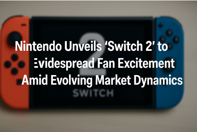 Nintendo Unveils 'Switch 2' to Widespread Fan Excitement Amid Evolving Market Dynamics